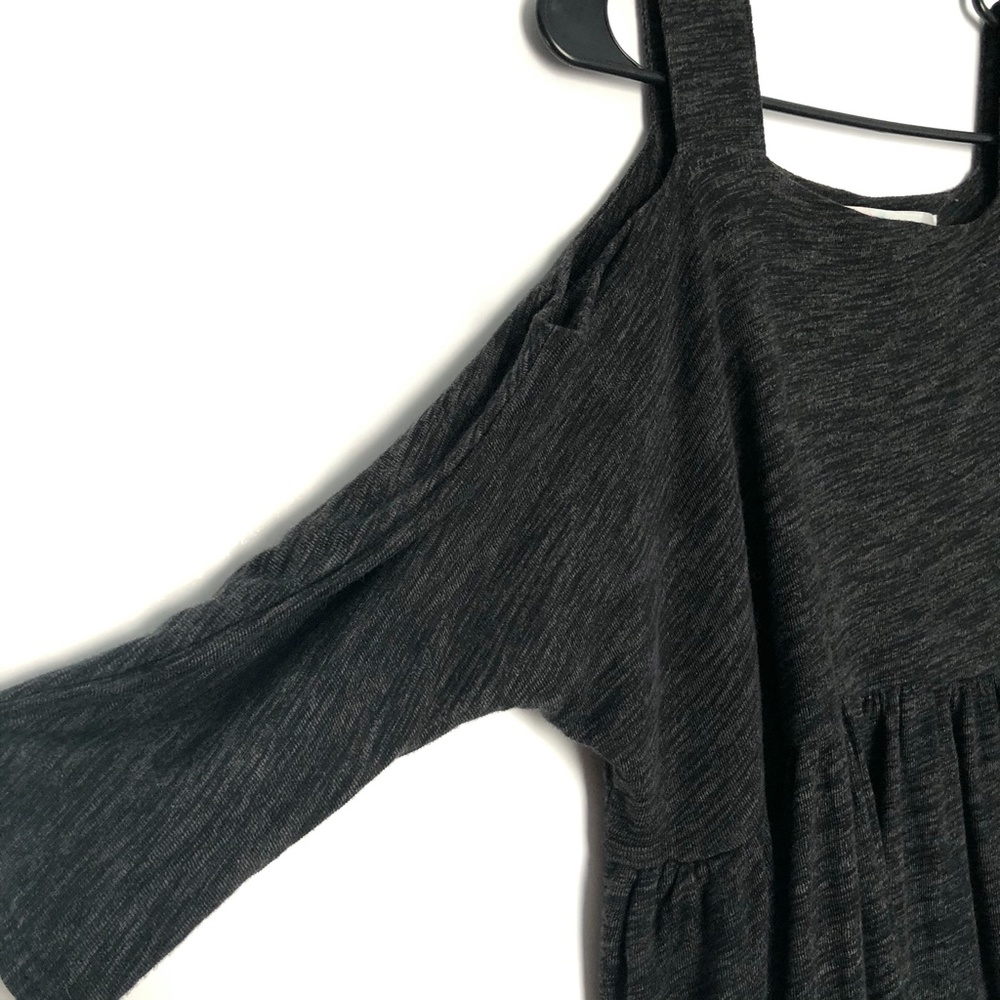 Free People One Body Cold Shoulder Gray Dress - Picture 6 of 12